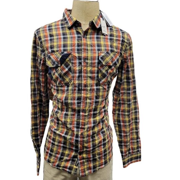 Buffalo David Bitton Long-Sleeves Plaid Shirt Men. Size Large. New With Tags $99 - Picture 2 of 10